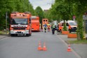 Schwerer Bus Unfall Koeln Porz Gremberghoven Neuenhofstr P174